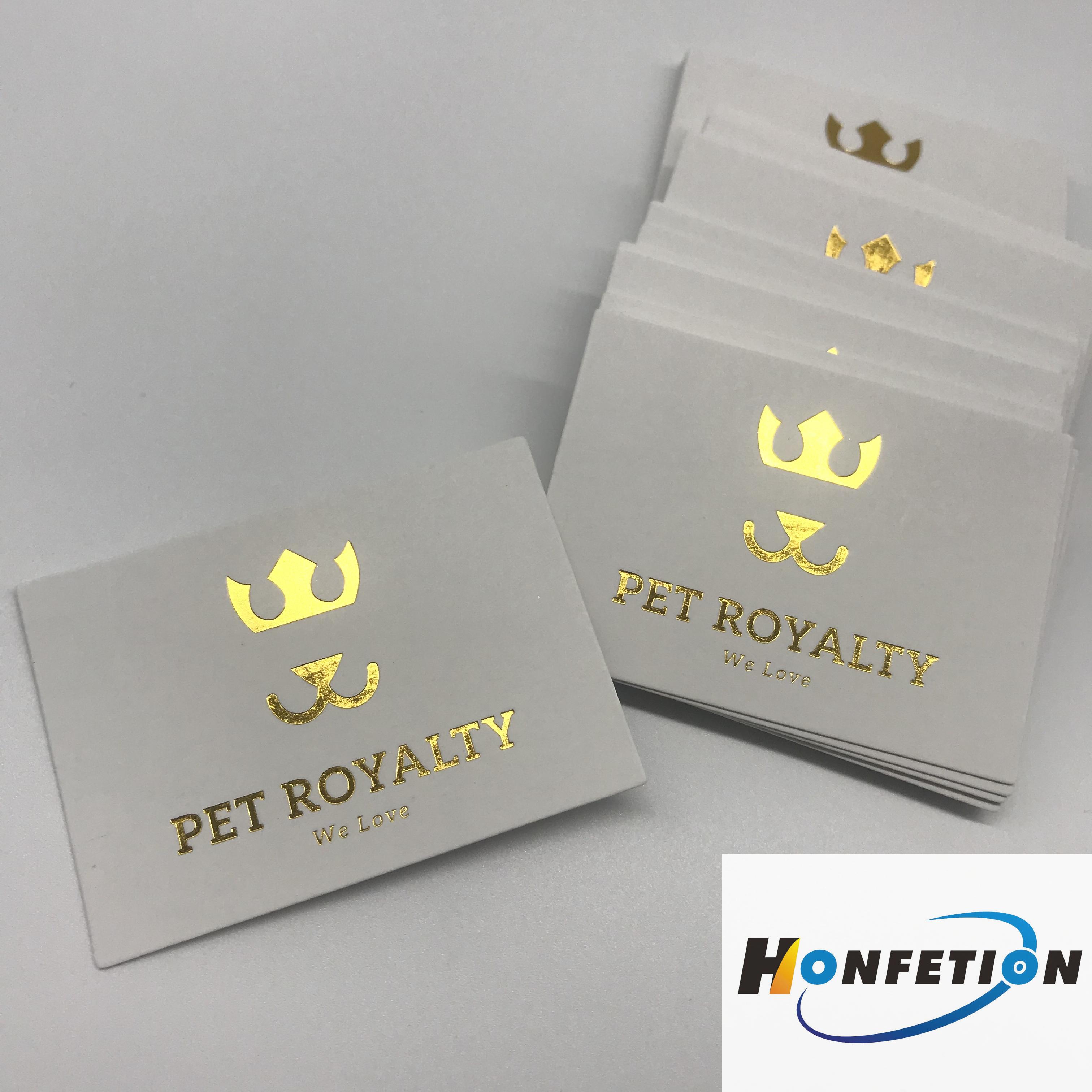 Custom Gold Foil Stamping Business Card Printing Service