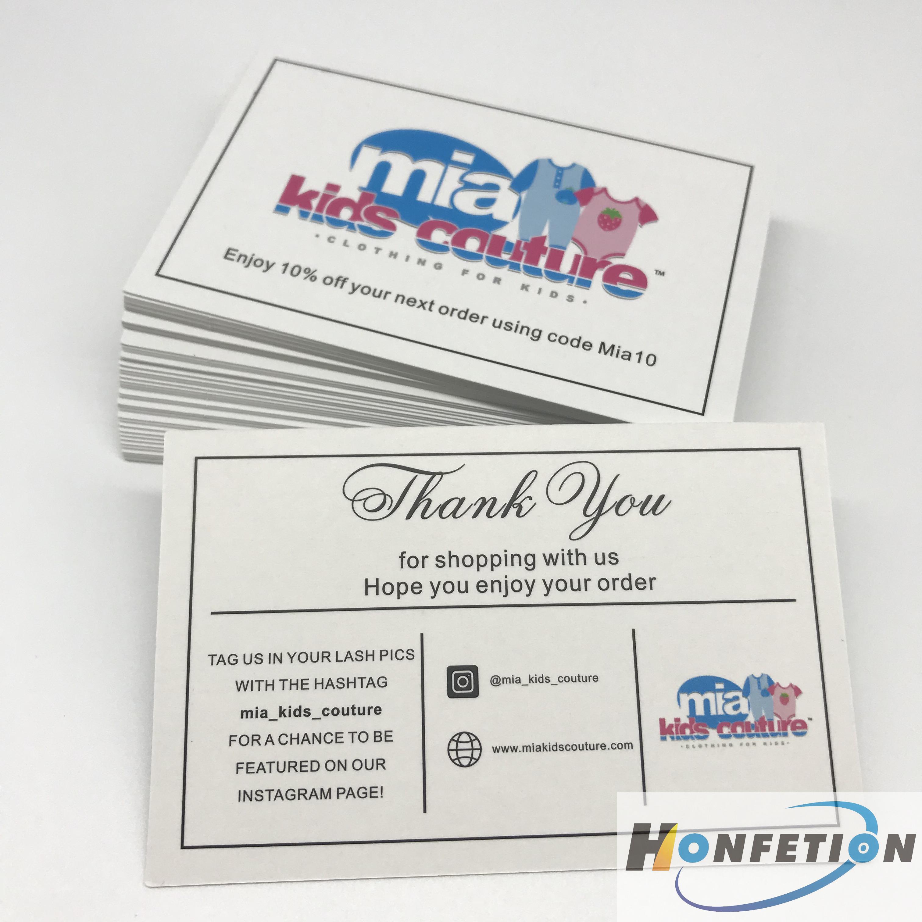 Custom Gold Foil Business Card Printing Service