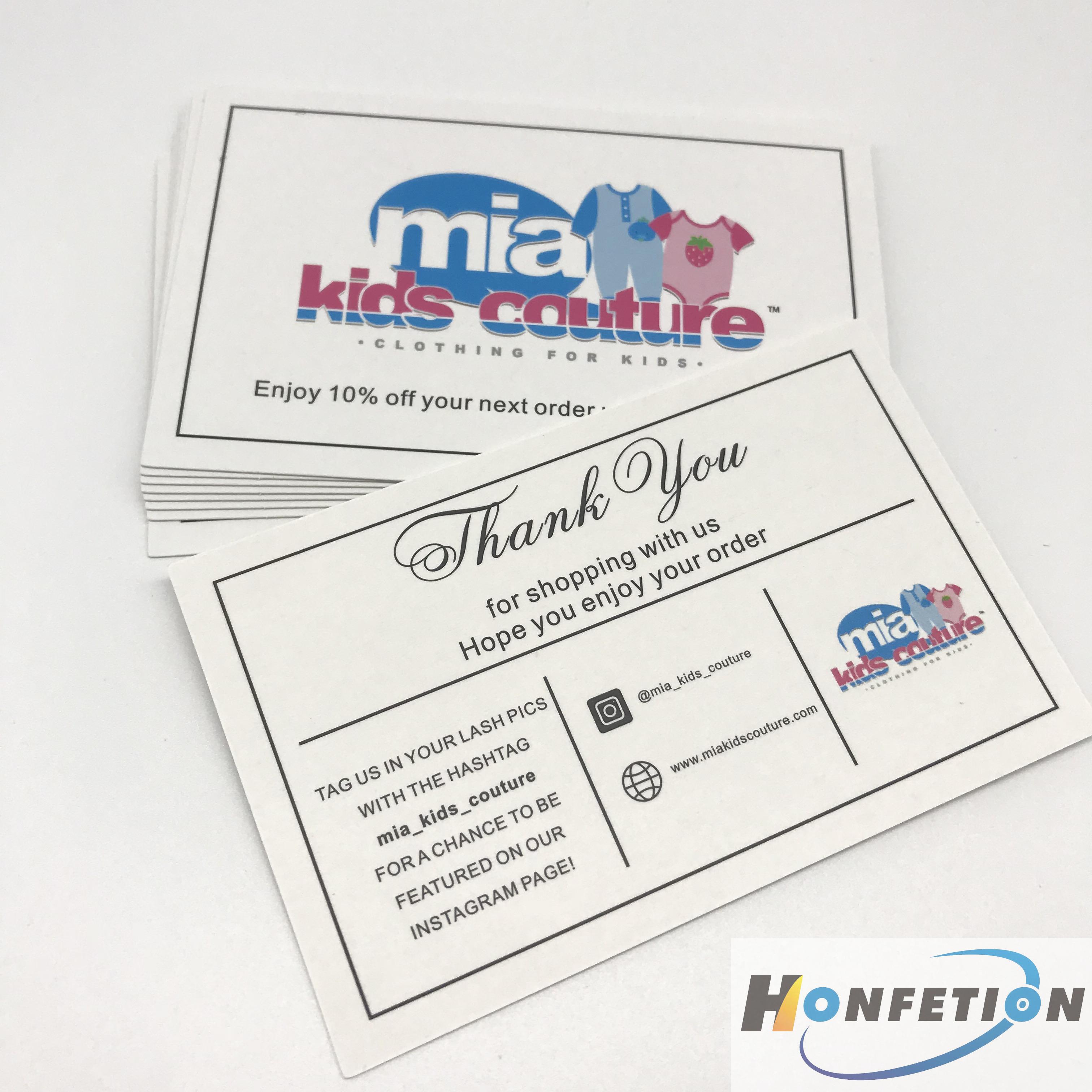 Custom Gold Foil Business Card Printing Service