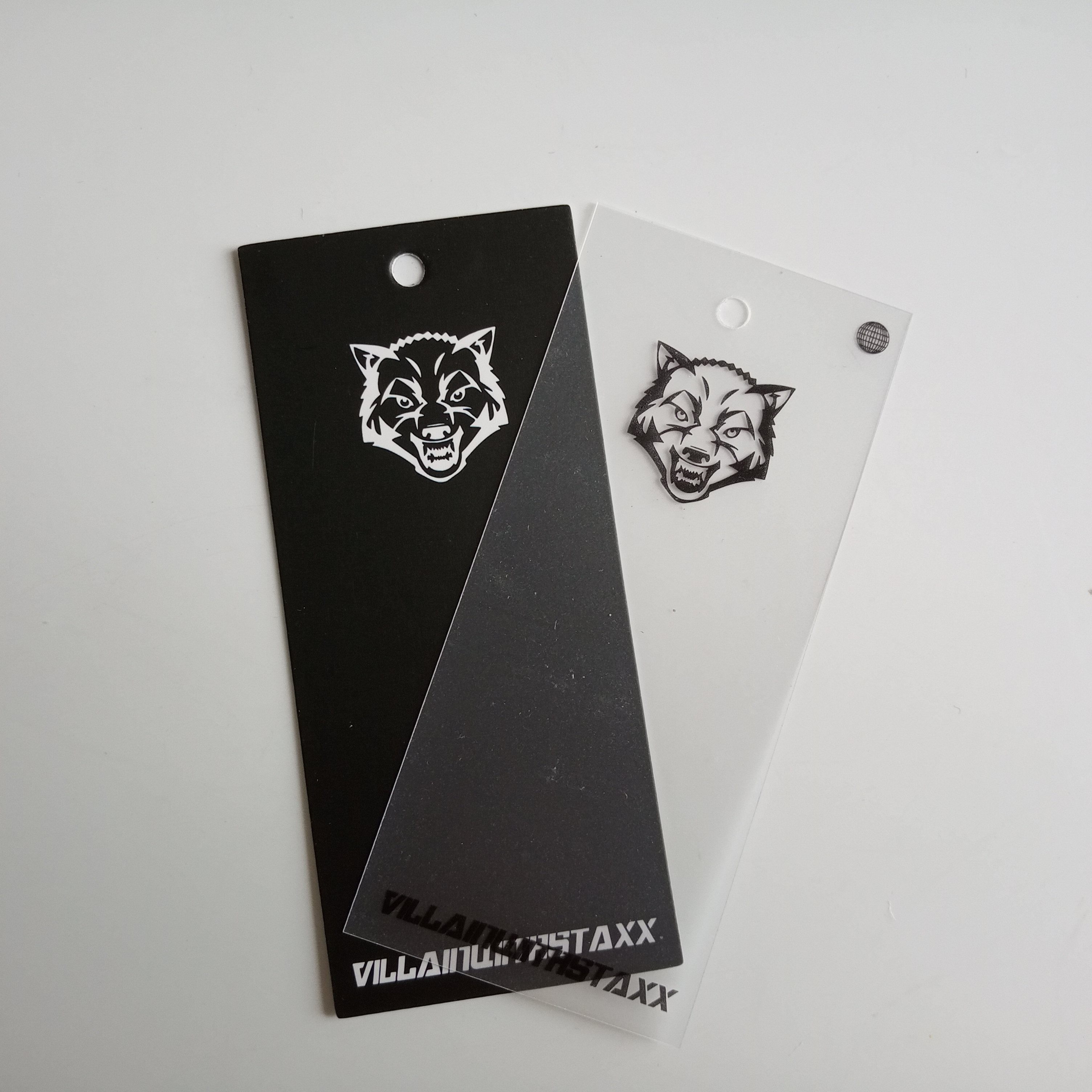 Transparent PVC Business Cards & Tags