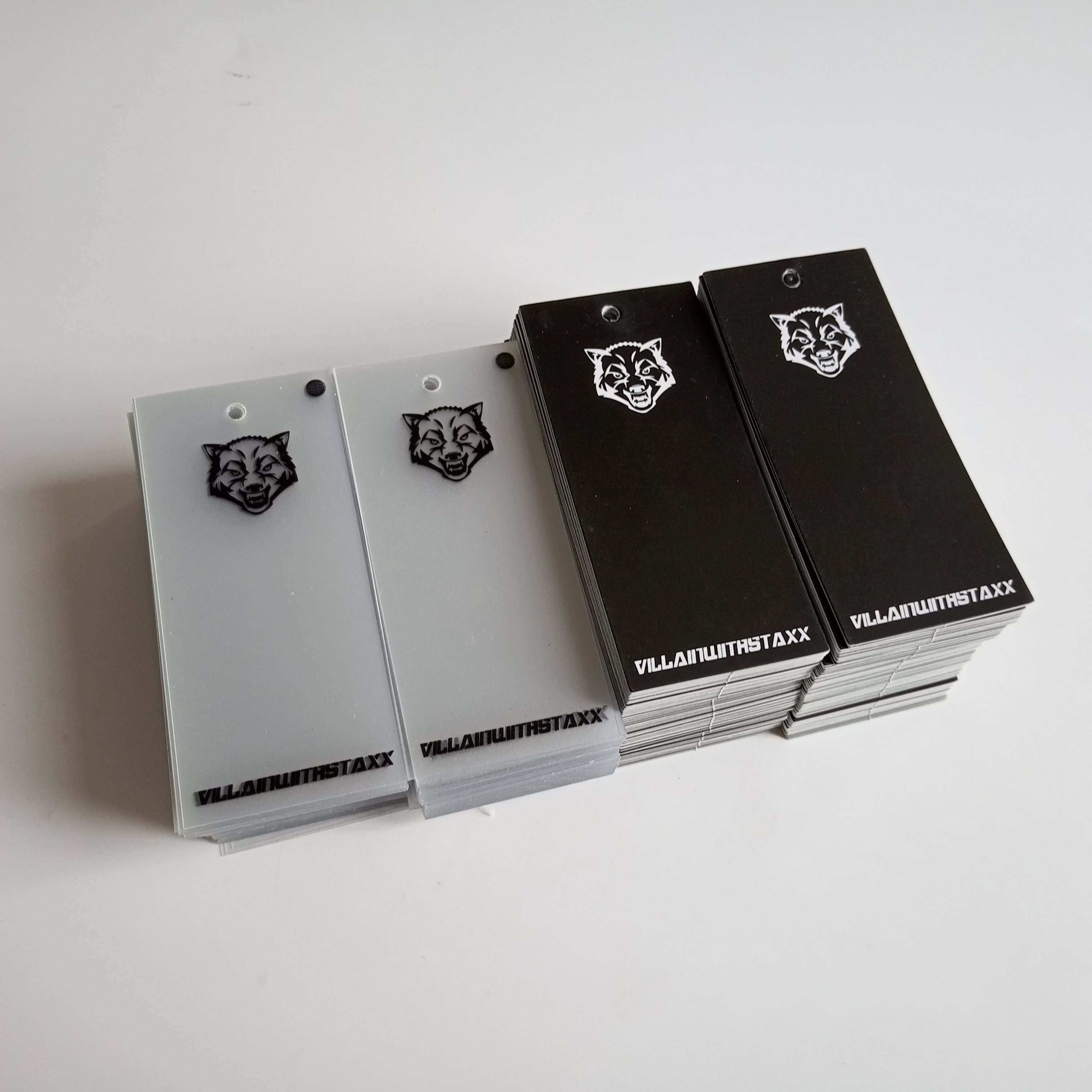 Transparent PVC Business Cards & Tags