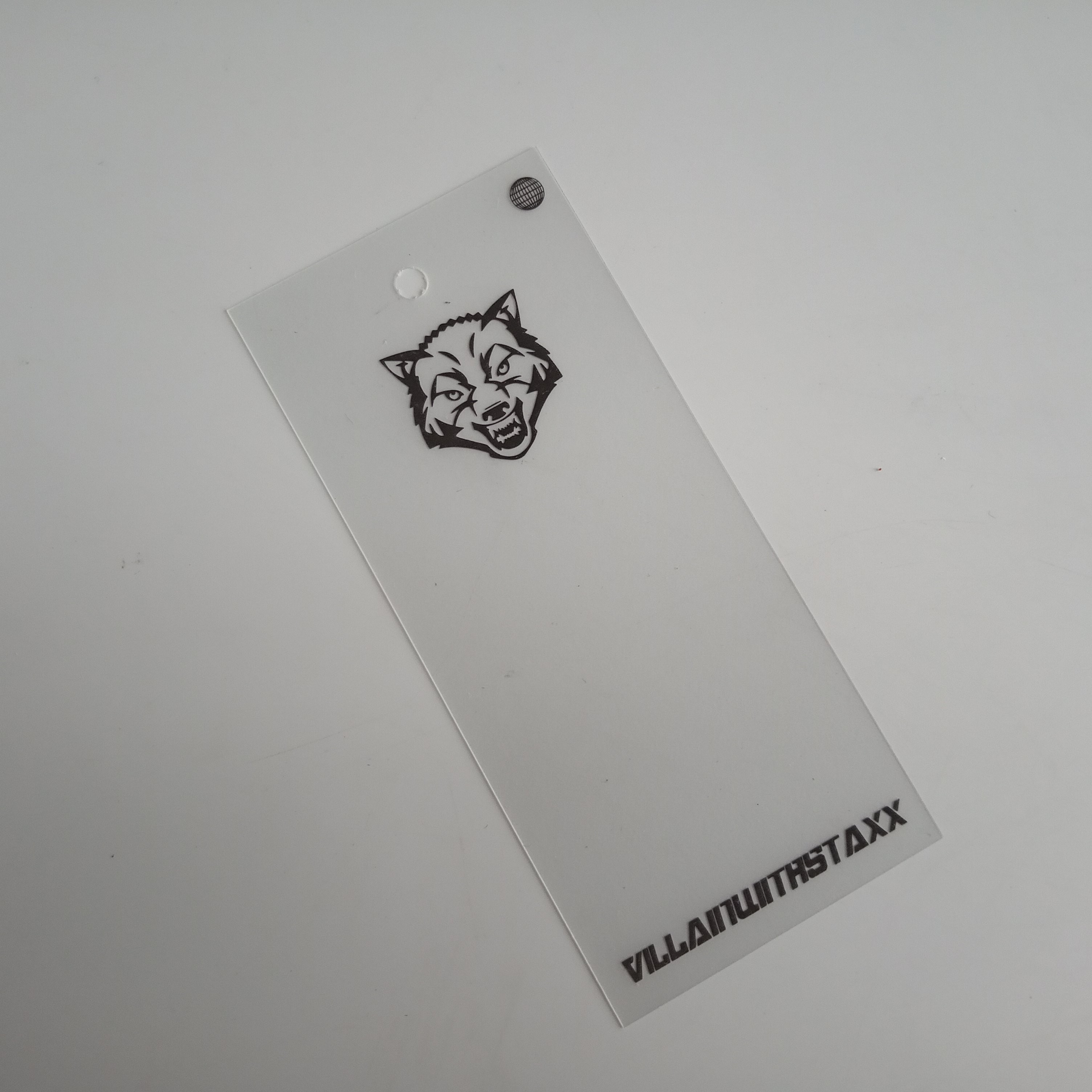 Transparent PVC Business Cards & Tags