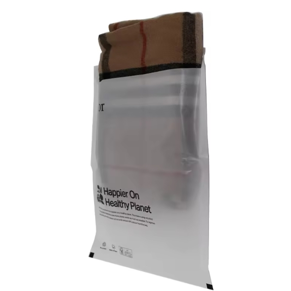 Custom Clothing Glassine Paper Bags, Translucent Garment Packaging Bags for Apparel Retail
