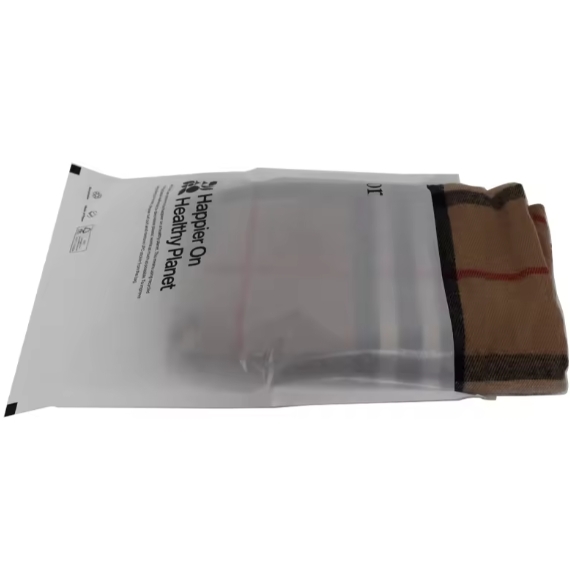 Custom Clothing Glassine Paper Bags, Translucent Garment Packaging Bags for Apparel Retail