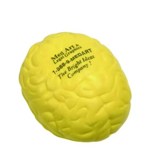 Small Stress Brain with custom logo
