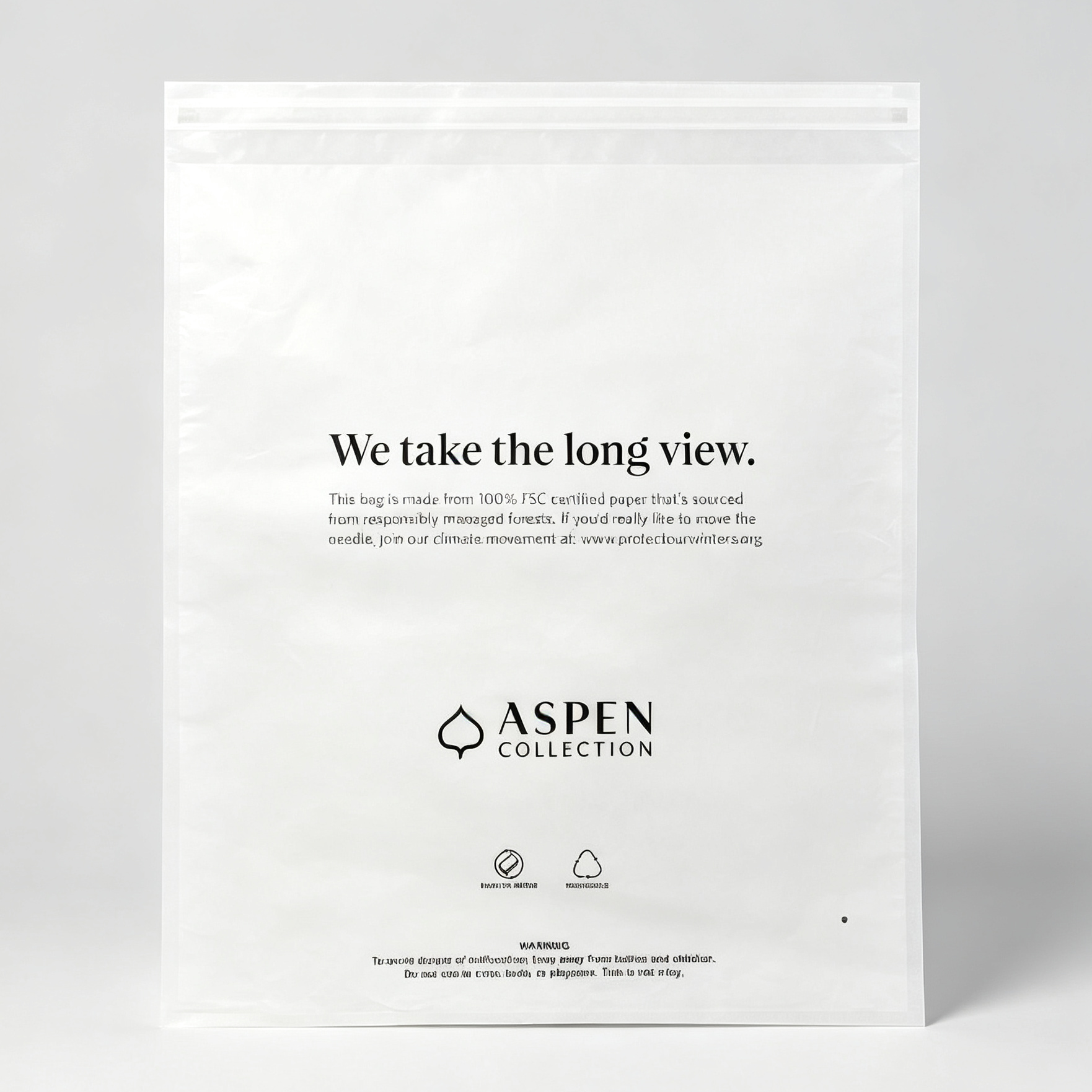 Custom Printed Glassine Paper Bags for Clothing Brand Packaging