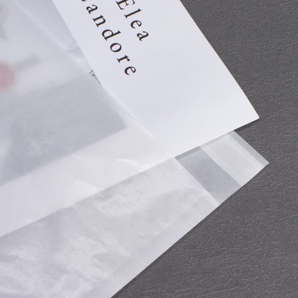 Custom Printed Glassine Paper Bags for Clothing Brand Packaging