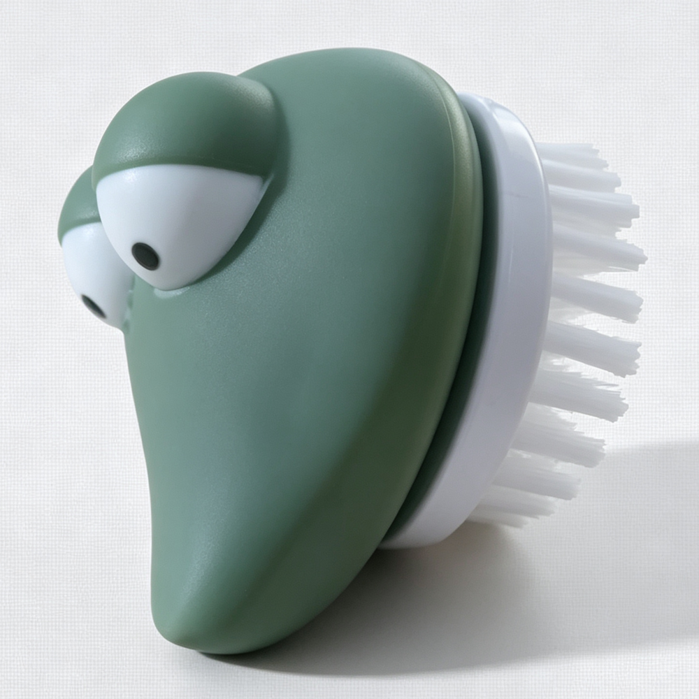 Cartoon Crab Shape Bath Brush for Kids  Soft Bristle Cleaning Brush