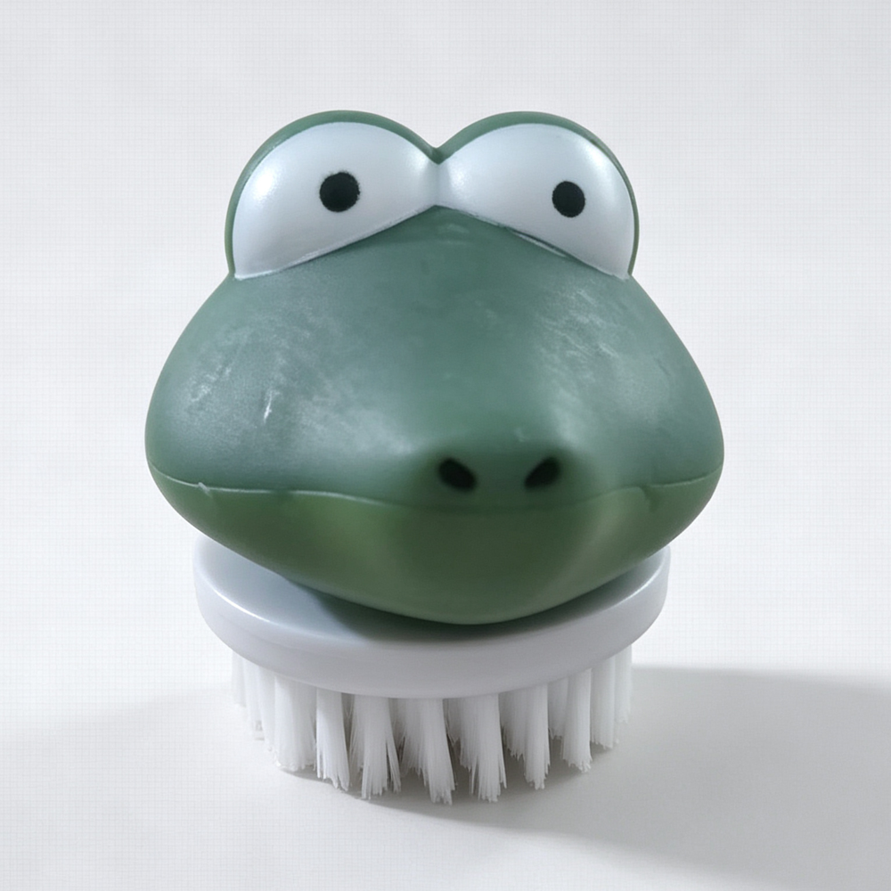 Cartoon Crab Shape Bath Brush for Kids  Soft Bristle Cleaning Brush